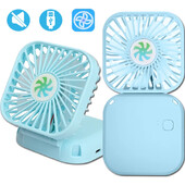 Prenosný USB nabíjateľný ventilátor mini chladič vzduchu kancelársky domáci vonkajší závesný krčný ventilátor letný chladný ručný stolný nastaviteľný ventilátor