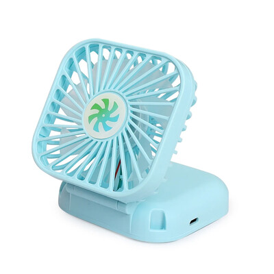 Prenosný USB nabíjateľný ventilátor mini chladič vzduchu kancelársky domáci vonkajší závesný krčný ventilátor letný chladný ručný stolný nastaviteľný ventilátor