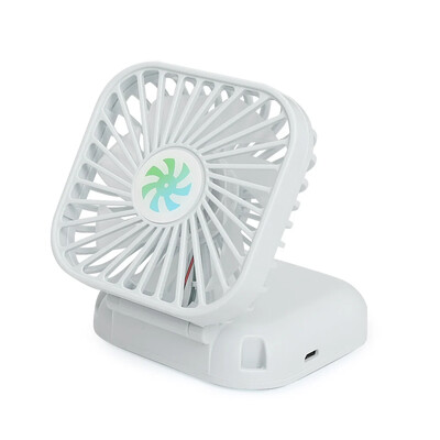 Prenosný USB nabíjateľný ventilátor mini chladič vzduchu kancelársky domáci vonkajší závesný krčný ventilátor letný chladný ručný stolný nastaviteľný ventilátor