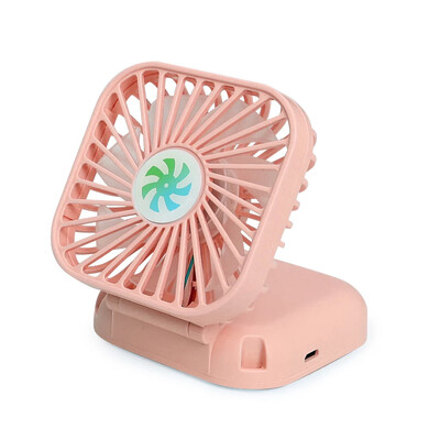 Prenosný USB nabíjateľný ventilátor mini chladič vzduchu kancelársky domáci vonkajší závesný krčný ventilátor letný chladný ručný stolný nastaviteľný ventilátor