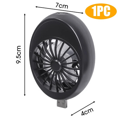 Mini ventilator USB flexibil, reîncărcabil, la îndemână, dimensiune de buzunar, zgomot redus, ventilator electric mic de răcire, laptop, călătorie de vară