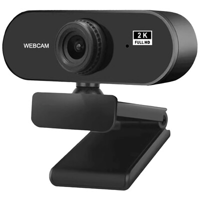 Webová kamera s USB HD 1080P/2K, funkcia Plug and Play s mikrofónom, automatickým zaostrovaním, pre počítač, Mac, PC, notebook, stolný počítač