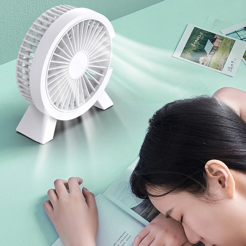 Mini USB ventilátor hordozható asztali nyári hűtő ventilátor notebook laptophoz 4 hüvelykes otthoni irodai hallgatók kollégiumi néma asztali ventilátor