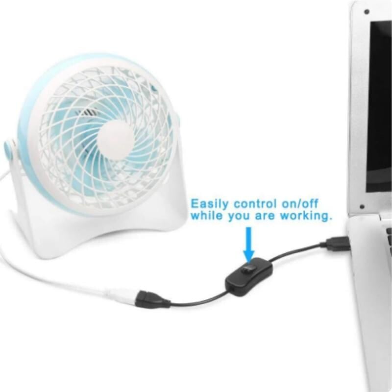 30CM DC predĺžený USB kábel s prepínačom a tlačidlom napájania, napájací kábel s dlhou životnosťou, adaptér na nabíjanie lampy pre USB lampu, USB ventilátor