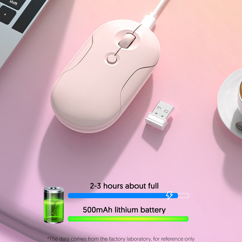 Pebble Bluetooth belaidė pelė su USB įkraunama 1600DPI pelė, skirta nešiojamam kompiuteriui PC Macbook žaidimų pelė 2.4G tyli pelė