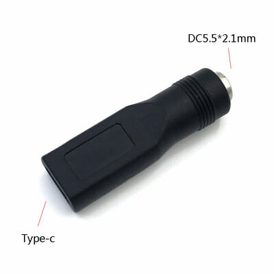 1 buc DC5.5 x 2.1mm mamă la micro USB 5 pini tip c unghi femelă dc5.5 * 2.1mm mamă la tip c AF AM adaptor de alimentare
