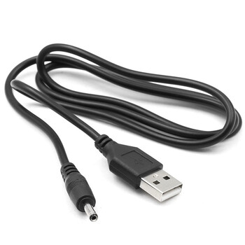 USB към DC кръгъл отвор 3,5 * 1,35 мм 5V захранващ кабел за зареждане на малък високоговорител Кабел 3,5 мм за мини високоговорители USB ХЪБ TSLM1 кабел за зареждане