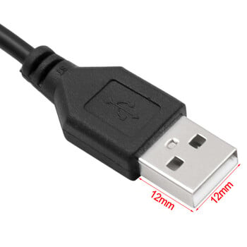 USB към DC кръгъл отвор 3,5 * 1,35 мм 5V захранващ кабел за зареждане на малък високоговорител Кабел 3,5 мм за мини високоговорители USB ХЪБ TSLM1 кабел за зареждане