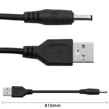 USB към DC кръгъл отвор 3,5 * 1,35 мм 5V захранващ кабел за зареждане на малък високоговорител Кабел 3,5 мм за мини високоговорители USB ХЪБ TSLM1 кабел за зареждане