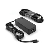 Adaptor încărcător pentru laptop, 65 W, 20 V, 3,25 A, USB C, pentru Lenovo ThinkPad Hp Chromebook Yoga Dell ASUS Type C Sursă de alimentare rapidă