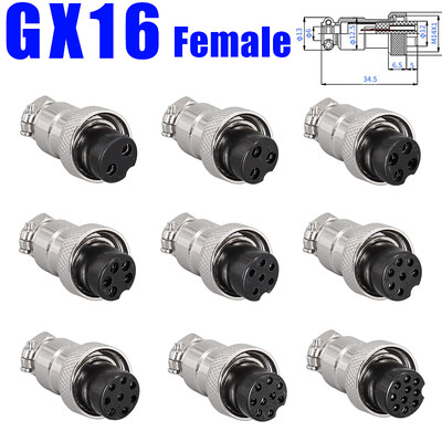 5 buc GX12 GX16 GX20 2 3 4 5 6 7 8 9 10 12 14 15 pini de andocare mufă aviație conector circular