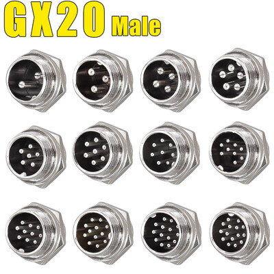 5 buc GX12 GX16 GX20 2 3 4 5 6 7 8 9 10 12 14 15 pini de andocare mufă aviație conector circular