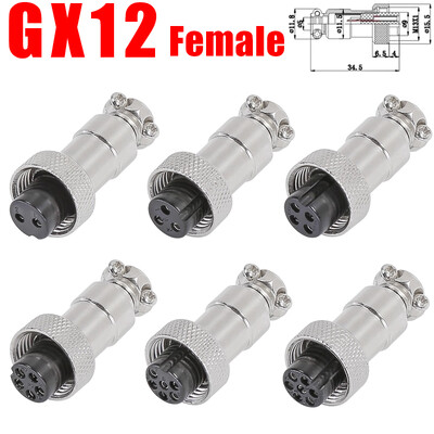 5 buc GX12 GX16 GX20 2 3 4 5 6 7 8 9 10 12 14 15 pini de andocare mufă aviație conector circular
