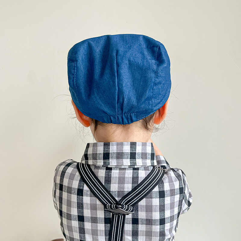 Pălărie de soare cu bor scurt pentru bebeluși de primăvară și toamnă pentru copii, pălărie universală din blugi cu lamă pentru băieți și fete, beretă de modă