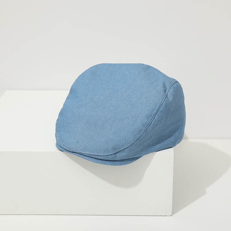 Pălărie de soare cu bor scurt pentru bebeluși de primăvară și toamnă pentru copii, pălărie universală din blugi cu lamă pentru băieți și fete, beretă de modă