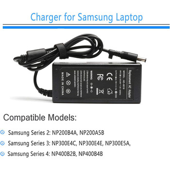 19V 3.15/3.16A AC захранващ адаптер зарядно за Samsung AD-6019R 0335A1960 CPA09-004A Q430 QX410-S02US RV510-A02 QX410 Q430 P560