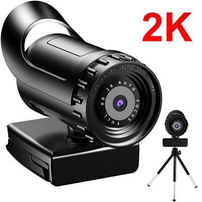 Κάμερα web 4K 2K αυτόματη εστίαση υπολογιστή Web Cam Full HD 1080P ευρυγώνια κάμερα ομορφιάς με μικρόφωνο για συνδιάσκεψη βίντεο ζωντανής ροής
