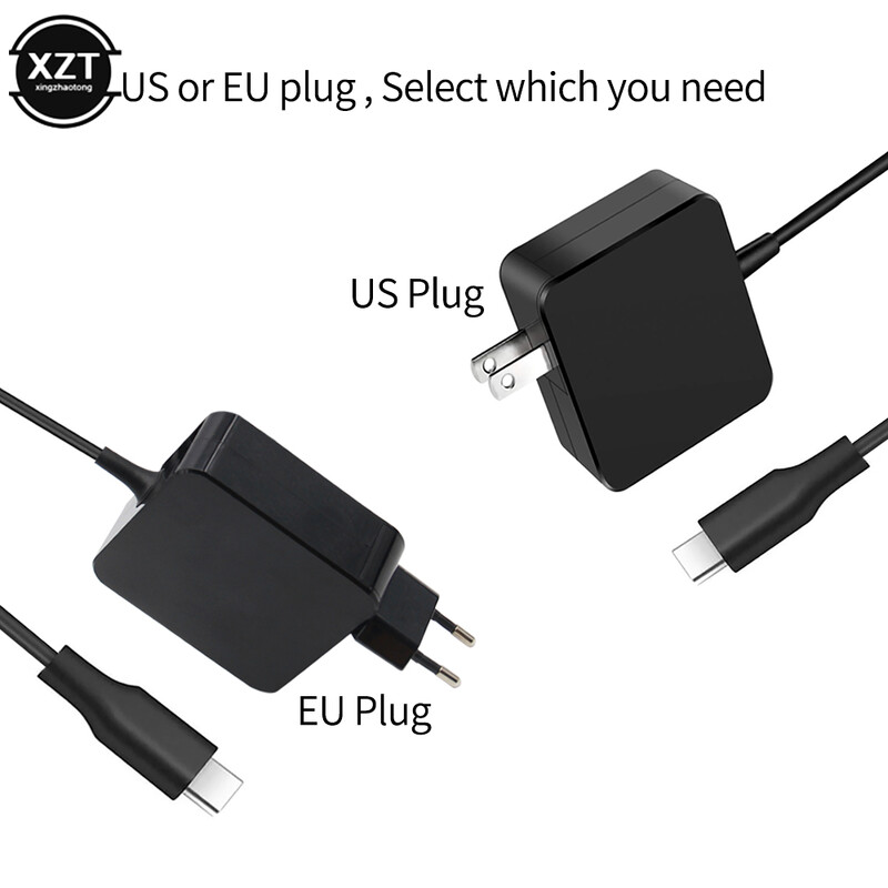 Naujausias 65W Max 60W 45w USB C Type C telefonas nešiojamojo kompiuterio įkroviklio maitinimo adapteris, skirtas MacBook ASUS ZenBook lenovo dell Xiaomi air HP Sony