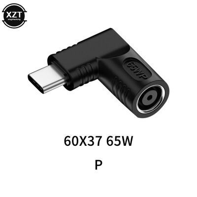 PD 65 W klēpjdatora barošanas lādētāja barošanas adaptera savienotājs C tipa USB ligzdas spraudnis pārveidotājs, kas paredzēts Lenovo/HP/DELL