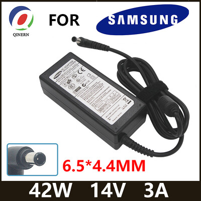 14V 3A 42W 6.5*4.4mm laptop AC adapter töltő Samsung LCD monitorhoz BX2235 S22A100N S19A100N S22A200B S22A300B S23A300B