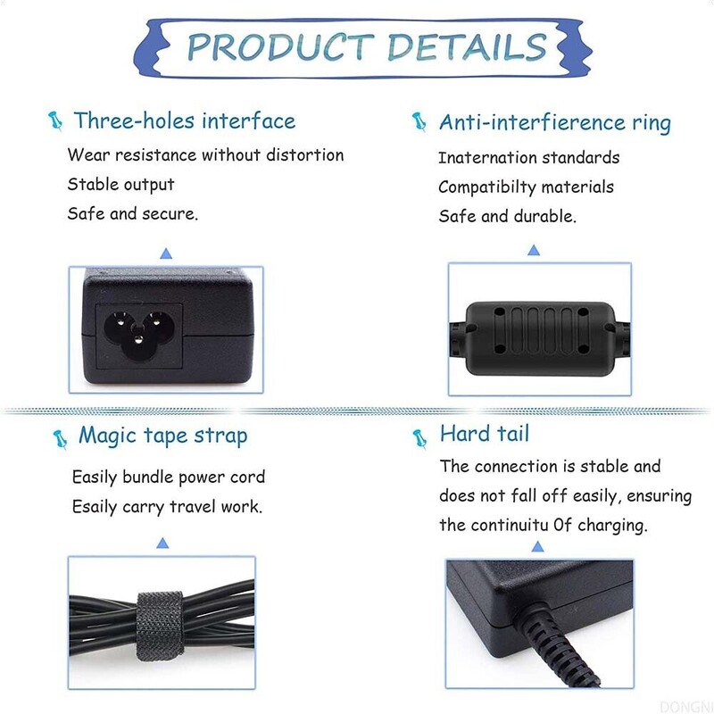 Jauns 65 W klēpjdatora adaptera lādētāja barošanas avots HP ProBook 430 440 450 455 470 G5