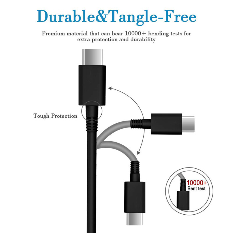 90W USB-C adaptér pre notebooky s napájaním typu C, PD nástenná nabíjačka, 87W pre MacBook Pro Air 2018 HP Dell ASUS Lenovo iPad Pro, zástrčka EU