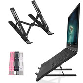 Összecsukható laptop állvány Állítható hordozható notebook konzol tartó talp ABS tartó Macbook Air Pro tartozékokhoz Kényelmes