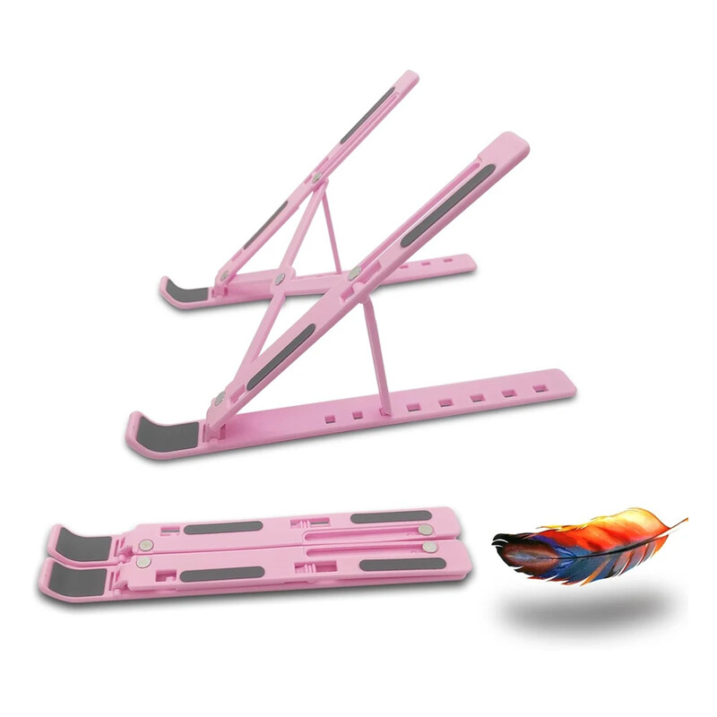 Összecsukható laptop állvány Állítható hordozható notebook konzol tartó talp ABS tartó Macbook Air Pro tartozékokhoz Kényelmes