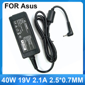 Vahelduvvooluadapter 19V 2.1A 40W 2.5*0.7MM AC sülearvuti laadija adapter ASUS Eee 1001Px PC X101CH R051PX N17908 ADP-40PH jaoks
