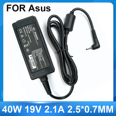 AC adapter 19V 2.1A 40W 2.5*0.7MM AC laptop töltő adapter ASUS Eee 1001Px PC X101CH R051PX N17908 ADP-40PH