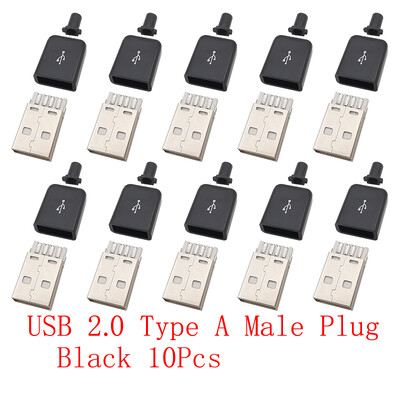 10 buc. Conectori USB tip C/Micro/USB 2.0 tip A Adaptor de asamblare mascul femela Reparare lipire bricolaj Priză mușcă de încărcare