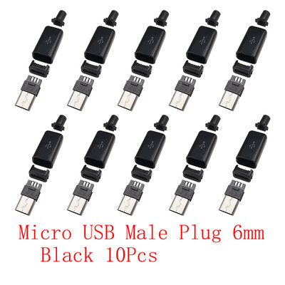 10 buc. Conectori USB tip C/Micro/USB 2.0 tip A Adaptor de asamblare mascul femela Reparare lipire bricolaj Priză mușcă de încărcare