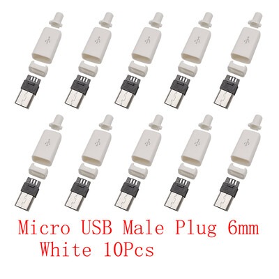 10 buc. Conectori USB tip C/Micro/USB 2.0 tip A Adaptor de asamblare mascul femela Reparare lipire bricolaj Priză mușcă de încărcare