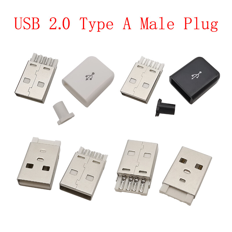 10 τεμ. Υποδοχές USB Τύπος C / Micro / USB 2.0 Τύπος A Αντάπτορας συναρμολόγησης για αρσενικό θηλυκό DIY Υποδοχή βύσματος φόρτισης δεδομένων επισκευής συγκόλλησης