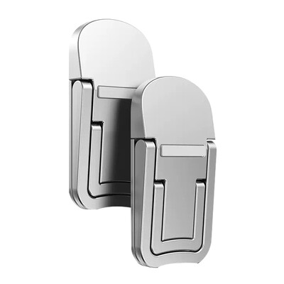 Pārnēsājams klēpjdatora statīvs ar 2 regulējamiem leņķiem salokāmu kronšteinu, neredzams klēpjdatora stāvvada statīvs Macbook piezīmjdatora turētāja kājām