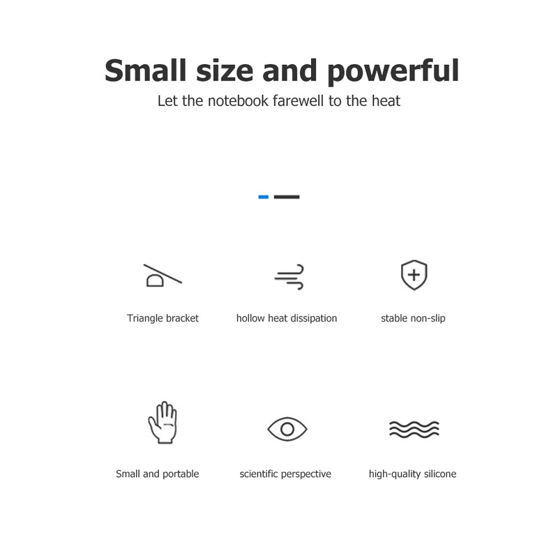 Kaasaskantava sülearvuti aluse jahutusalus sülearvuti libisemiskindel kuulklambriga kinnitushoidik
