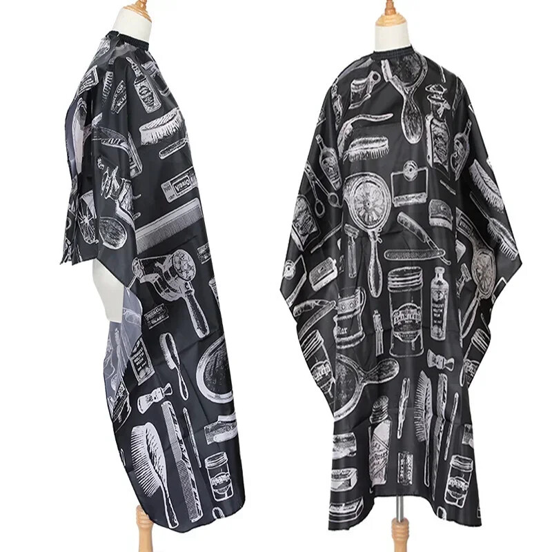 Noua pelerină pentru tuns pânză pentru tunsoare Pro Salon Coafor pentru coafor Rochie din stofă pentru frizer, șorț pentru coafor Cape pentru tunsoare