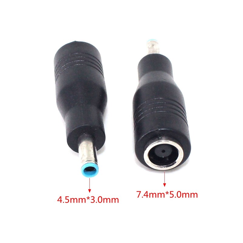 Nuolatinės srovės įkrovimo keitiklio adapterio kabelis 7.4*5.0 kištukas iki 4.5*3.0 kištukas skirtas HP nešiojamojo kompiuterio konvertavimo maitinimo laidui