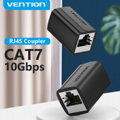 Vention RJ45 конектор Cat7/6/5e Ethernet адаптер женски към женски 8P8C кръпка мрежов удължител удължителен проводник за Ethernet кабел