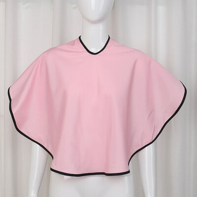 Εργαλεία βαφής μαλλιών Κοντό τετράγωνο Μαύρο Αδιάβροχο Κομμωτήριο Κουρέας Κομμωτήριο Κούρεμα Πανί Κάπα Περιτύλιγμα Κομμωτήριο Κάπα Κουρέας