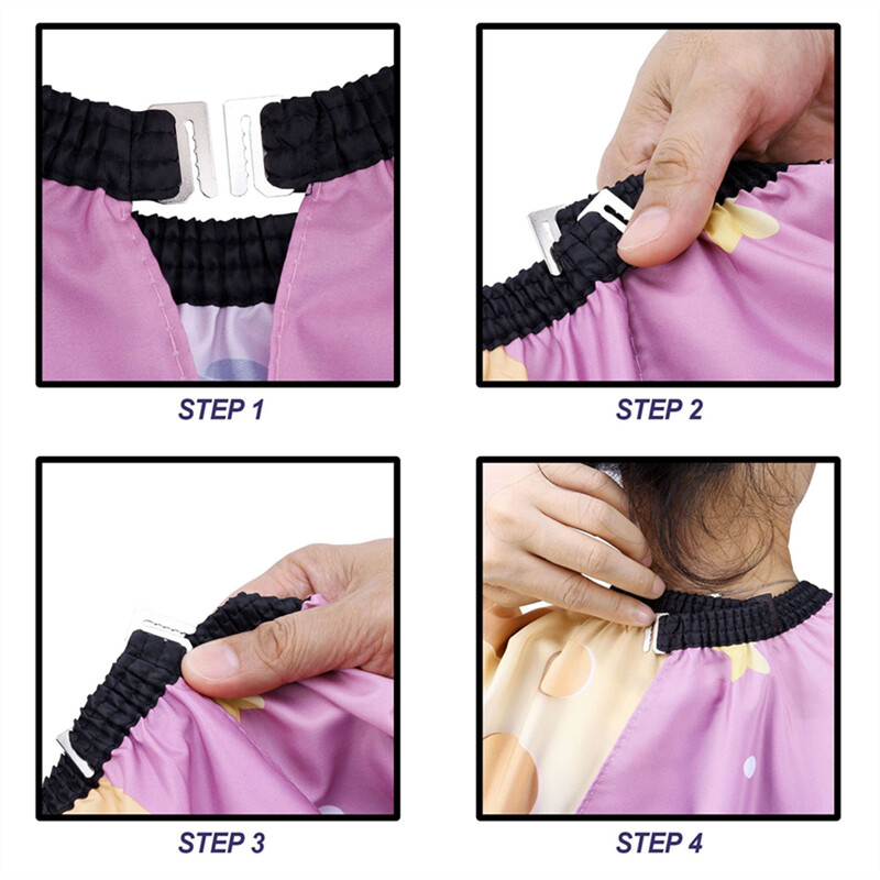 Pelerina de coafura rezistenta la apa pentru copii Salonul pentru copii Vopsirea parului tuns pânză de desene animate Instrumente de styling pentru frizerie