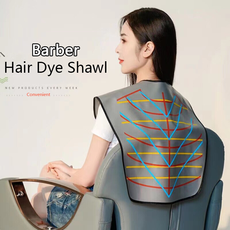 Neperšlampamas kirpėjas plaukų dažymas prijuostė Profesionalus kirpimas Cape Plaukų dažymas skara Audinys Kirpykla Patvarios šukuosenos priemonės