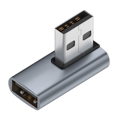 usb adapter od 90 stupnjeva lijevi desni kut USB A muški na ženski adapterski konektor za PC