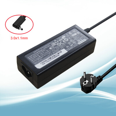19V 2.37A 3.0x1.1mm 45W AC адаптер Зарядно за лаптоп за Acer Aspire 5 A515-44 A515-46 A515-54 A515-54G A515-55 A515-56 A517-52