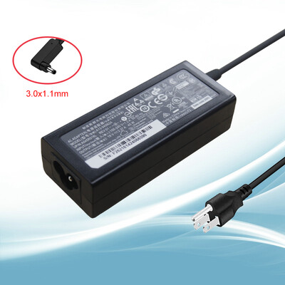 19V 2.37A 3.0x1.1mm 45W AC адаптер Зарядно за лаптоп за Acer Aspire 5 A515-44 A515-46 A515-54 A515-54G A515-55 A515-56 A517-52