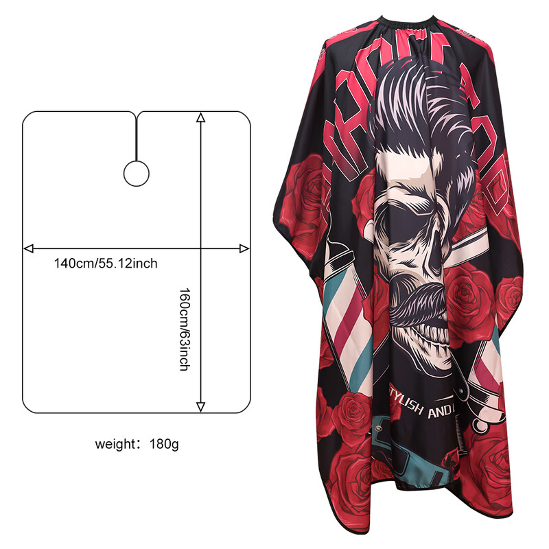 Frizer roșu tuns pânză șorț coafor Pelerină tuns pelerină rochie coafură haină frizerie Accesoriu pentru salon