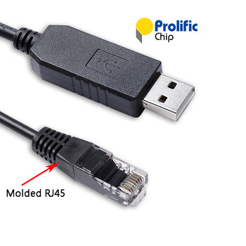 Easun соларен инвертор USB RS232 комуникационен кабел Prolific PL2303GT USB RS232 сериен към RJ45 8P8C комуникационен кабел