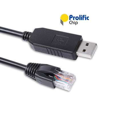 Cablu de comunicare USB RS232 invertor solar Easun Prolific PL2303GT Cablu de comunicare USB RS232 serial la RJ45 8P8C