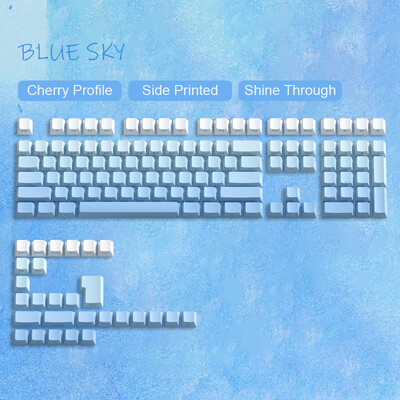 135 klávesov, preliate zelené prelievajúce sa klávesy, bočná potlač, PBT dvojité klávesy, OEM profil pre herné klávesnice MX Switch.