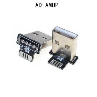 2 db USB 2.0 dugó felfelé, lefelé, balra, jobbra DIY egyedi L-alakú könyök 90 fokos Android Micro Type-C Mini USB adattápegység